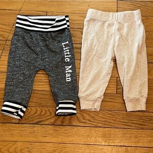 Set of Gray and Cream Joggers for Everyday Comfort